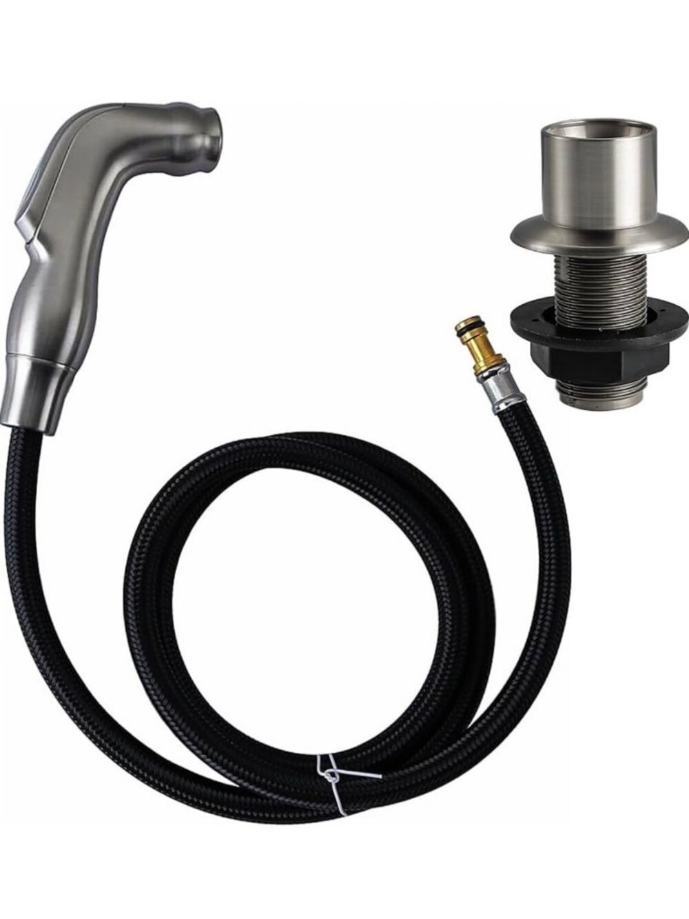 Moen Kitchen Sink Sprayer Brushed Nickel Replacement With Hose & Installation Ki